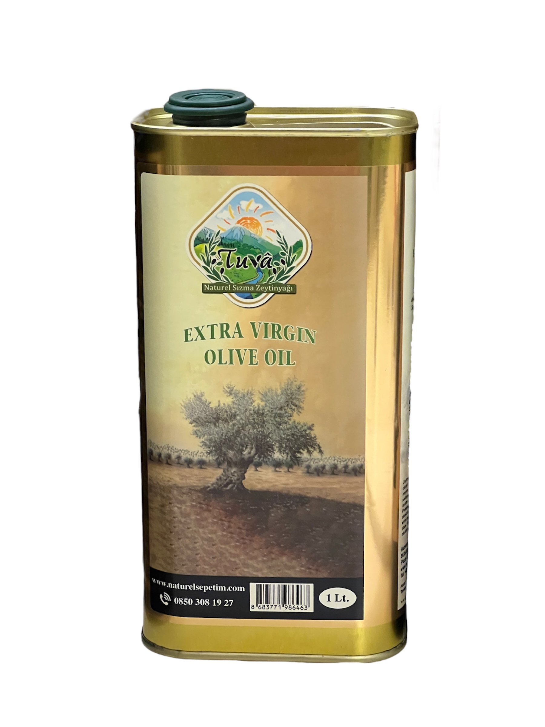 1L TUVA Naturel Sızma Zeytinyağı
